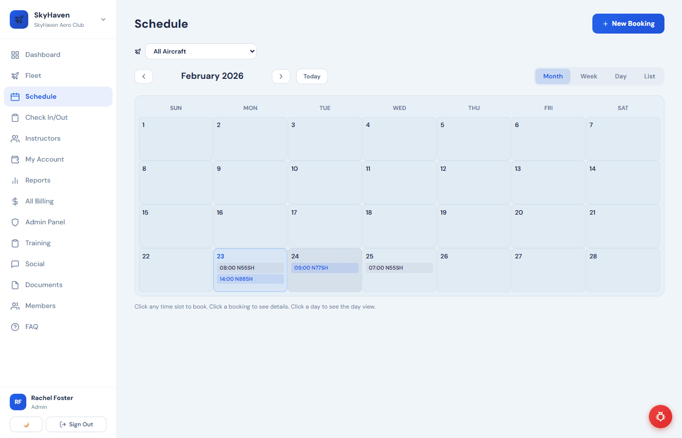 Smart Dashboard screenshot from the Airmates platform